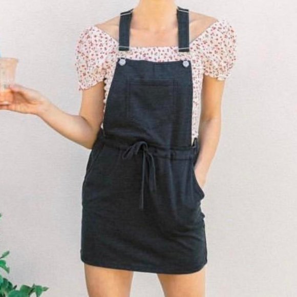 Z Supply Dresses & Skirts - NWT Z Supply Terry Skirt Overalls Gray XS